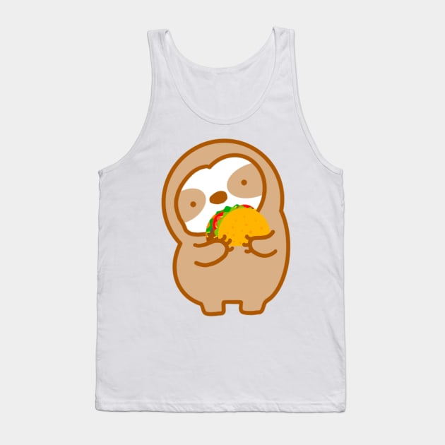 Easily Distracted By Taco Sloth Tank Top by theslothinme